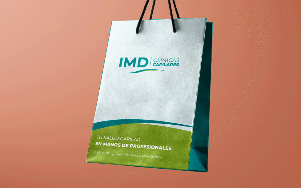 Branding e identificar visual Clinica Capilar IMD - PAPELERÍA